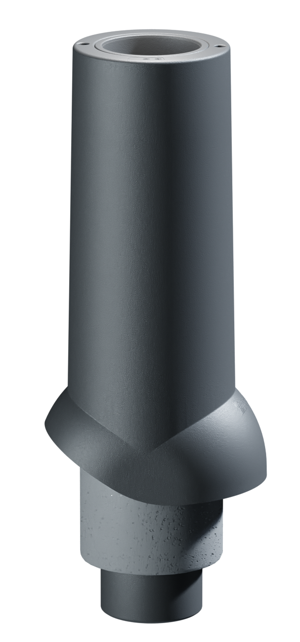 Docke PREMIUM Выход канализационный ИЗЛ-110 500 Труба Чёрный