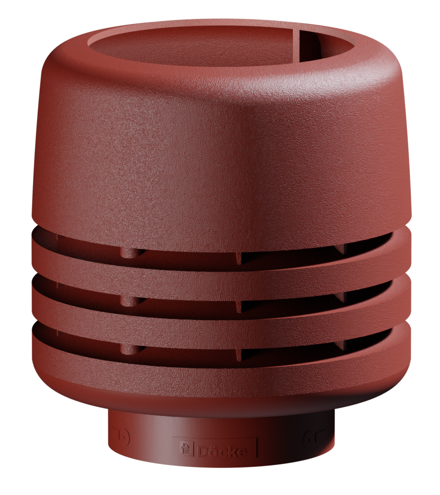 Docke PREMIUM Выход канализационный НИ-110 500 Колпак Красный