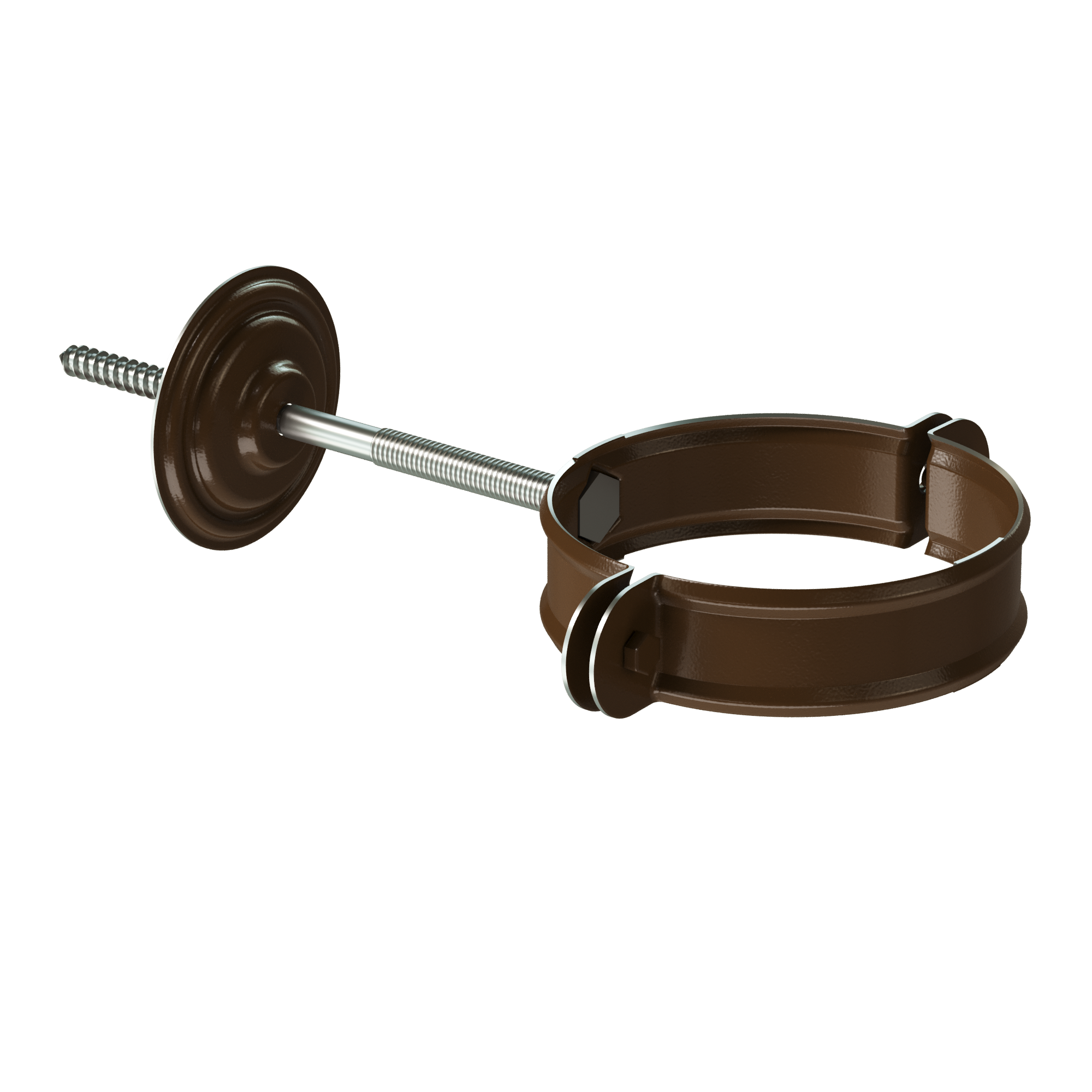 Docke STAL STANDARD Хомут трубы D90 (RAL 8017, коричневый)