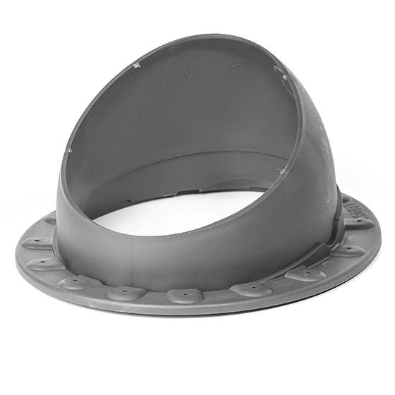 Элемент проходной KROVENT Base-VT 125х150 для мягкой кровли RAL 7024 серый.