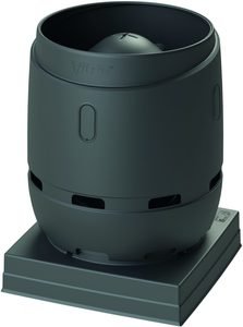 Выход вентиляционный Vilpe FLOW 400S+ основание 724x724 серый