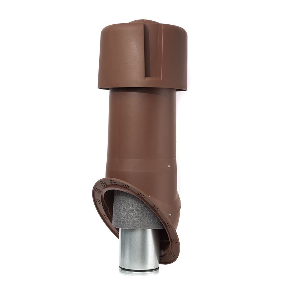 Комплект KROVENT Seam IS 125 для фальцевой и мягкой кровли RAL 8017 коричневый.