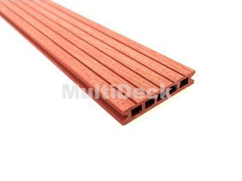 Доска террасная MultiDeck Pro 27х150х3000 ДПК Бордо