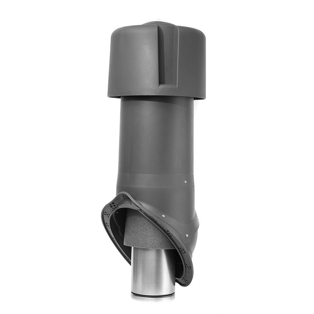 Комплект KROVENT Wave IS 125 для металлочерепицы RAL 7024 серый.