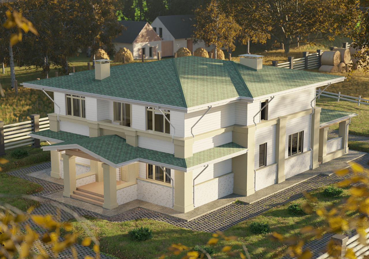 Docke ПРЕМИУМ Сайдинг Брус D6S (Пломбир)