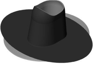 Ворот Vilpe EPDM для проходного элемента HUOPA черный