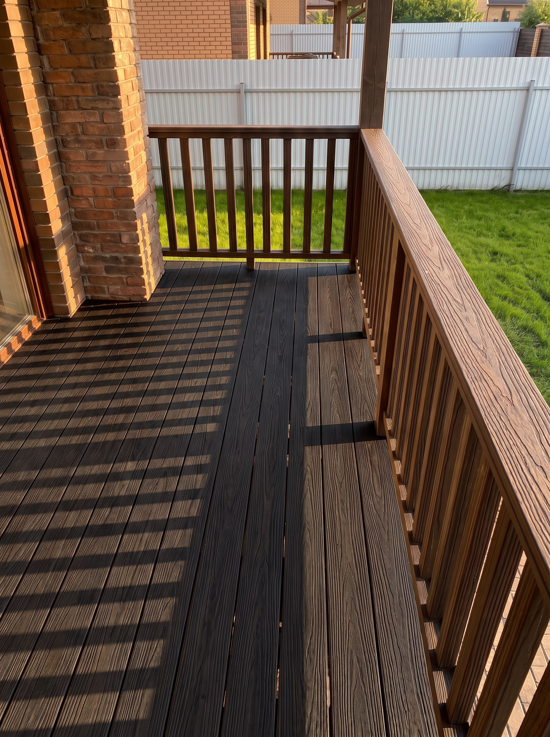 Террасная доска Decking Urban 150х24х3000 0,45м2 венге (Темный Орех)