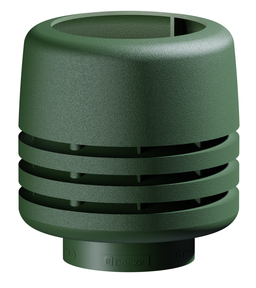 Docke PREMIUM Выход канализационный НИ-110 500 Колпак Зелёный
