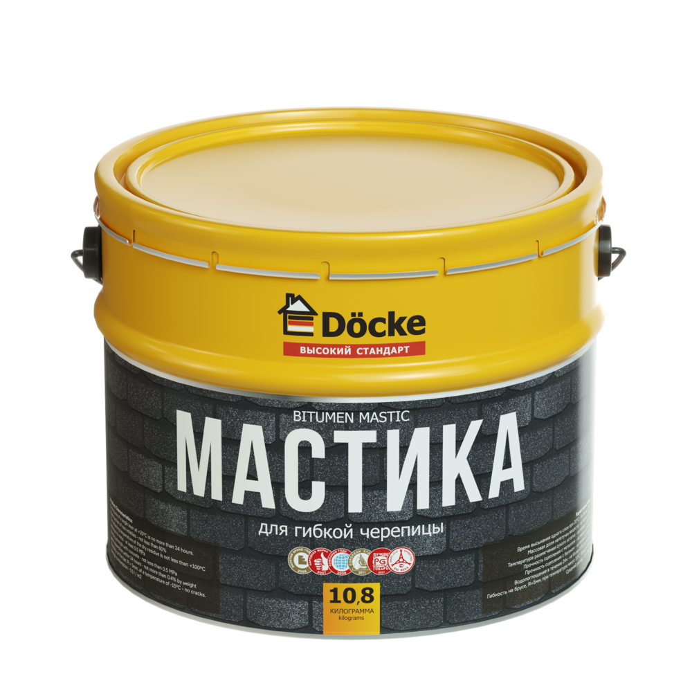 Мастика для гибкой черепицы 10л (9кг)