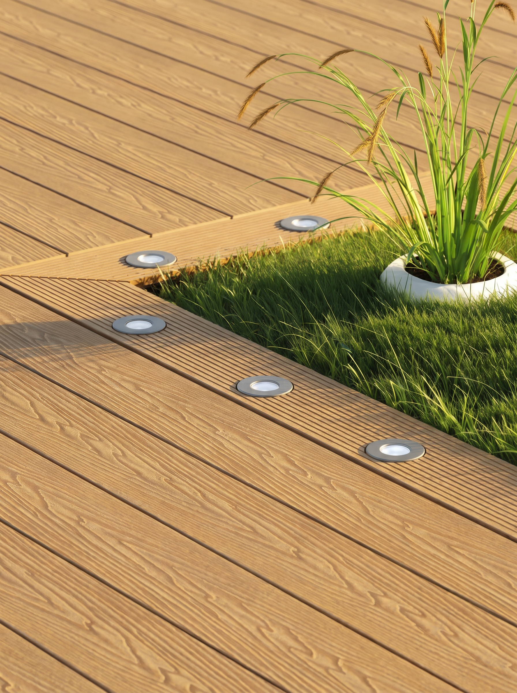 Террасная доска Decking Urban 150х24х3000 0,45м2 орех (Медовый Клен)