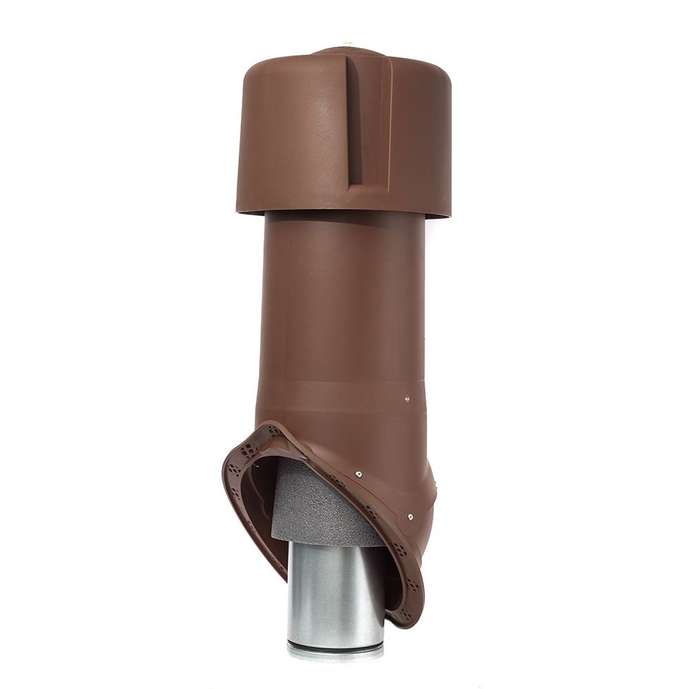 Комплект KROVENT Wave IS 125 для металлочерепицы RAL 8017 коричневый.