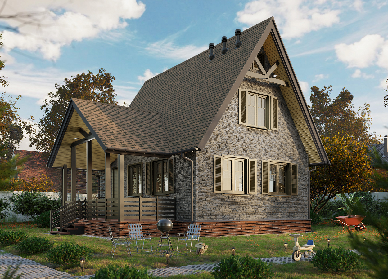 Docke СТАНДАРТ АЛТАЙ Панель (Графит)