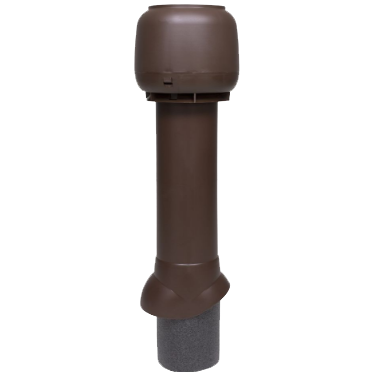 Выход вентиляционный Vilpe 125 ИЗ 700 коричневый в Екатеринбурге