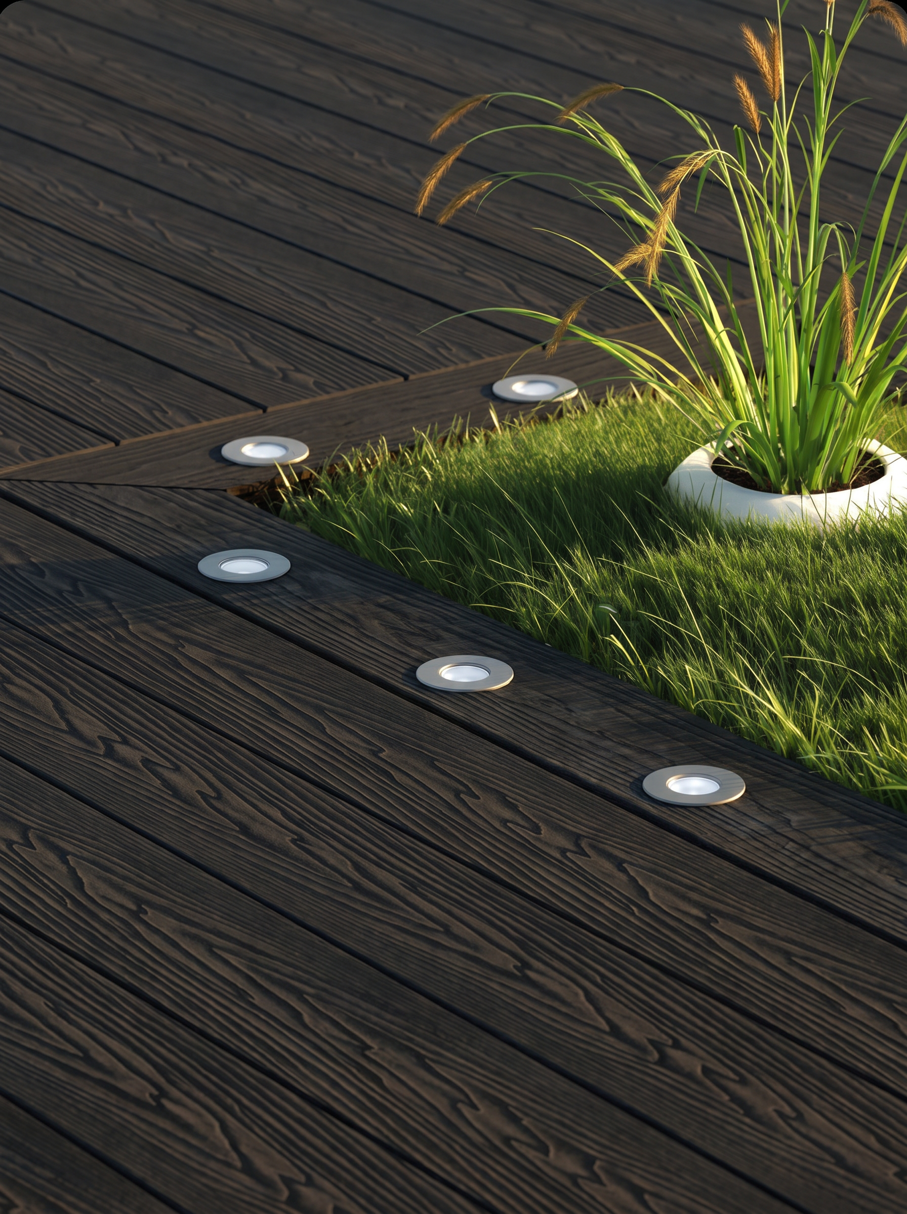 Террасная доска Decking Urban 150х24х3000 0,45м2 венге (Темный Орех)
